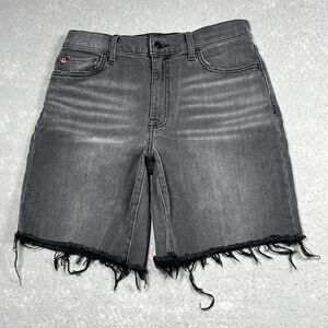 Hudson Shorts Womens Size 27 Black Jada High Rise Denim Shorts Passage Pockets
